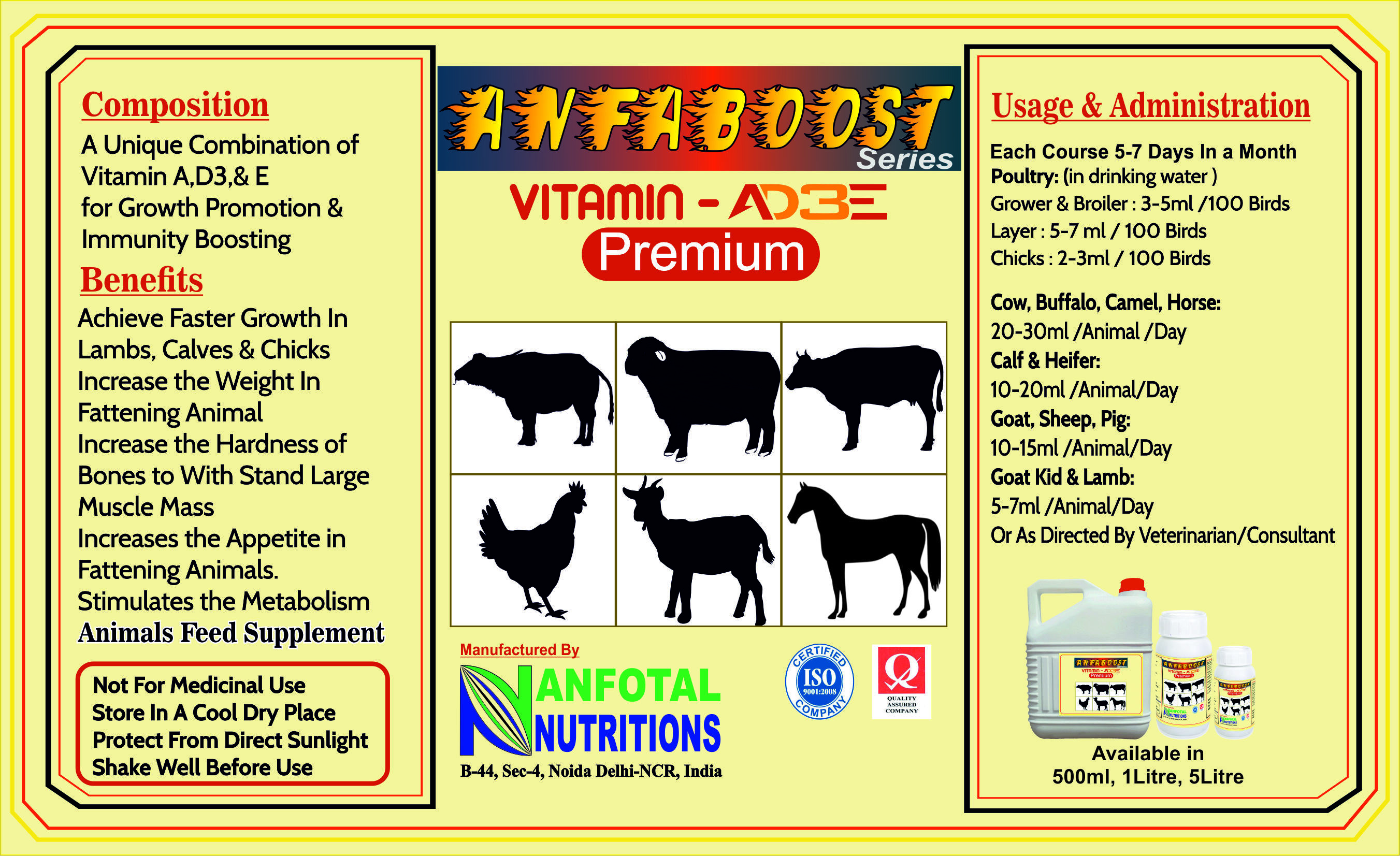 Poultry Multivitamin Supplement Efficacy: Promote Healthy