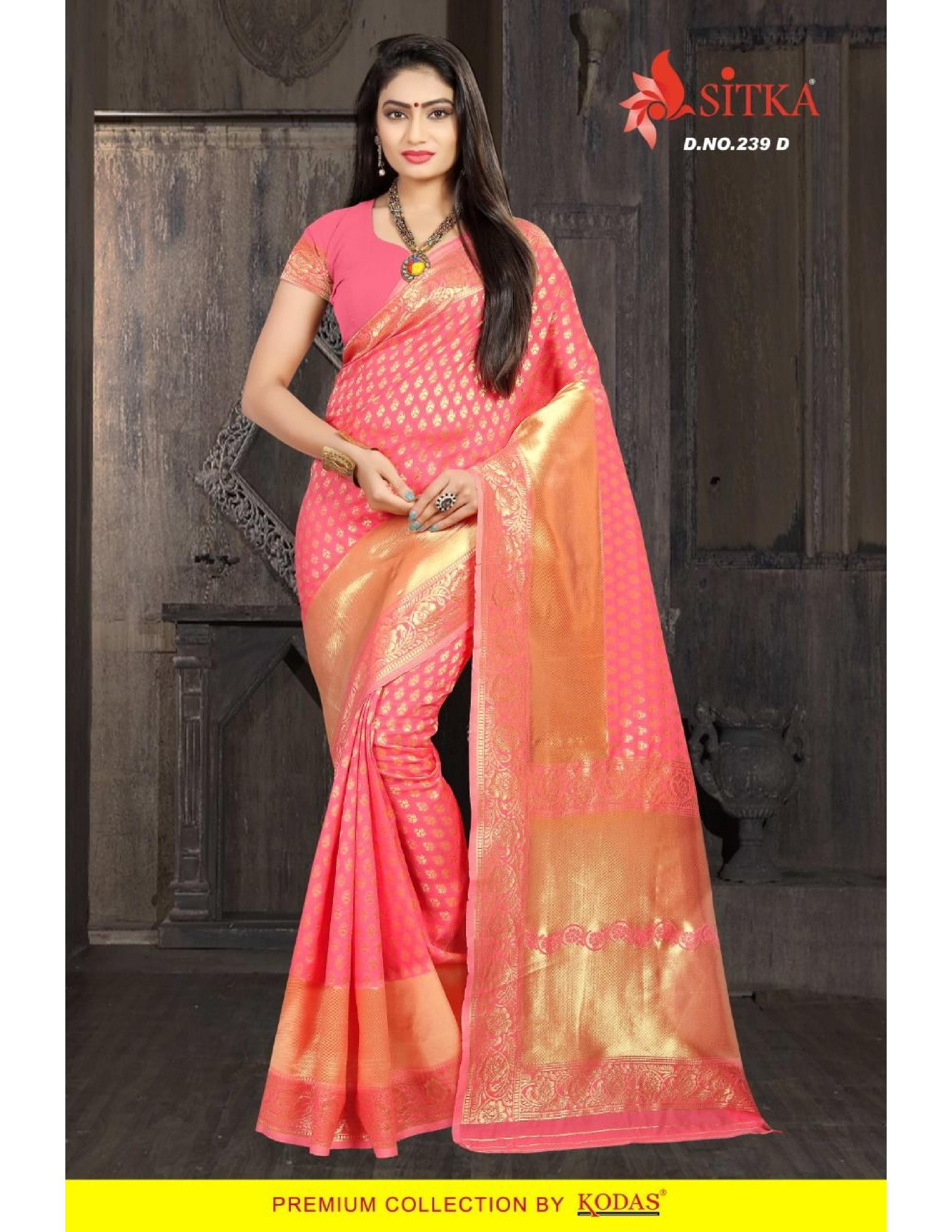 Six Colors Silk Saree