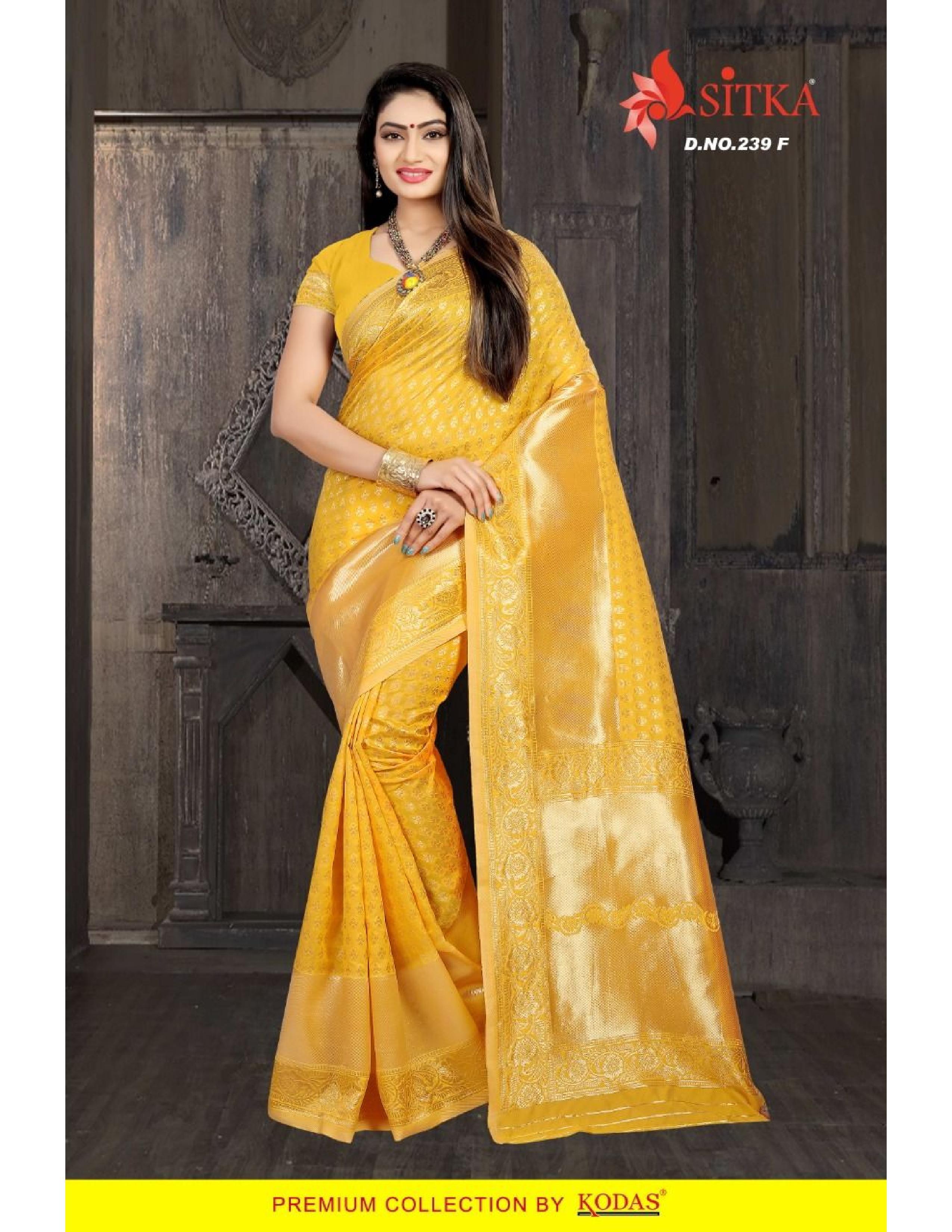 Six Colors Silk Saree