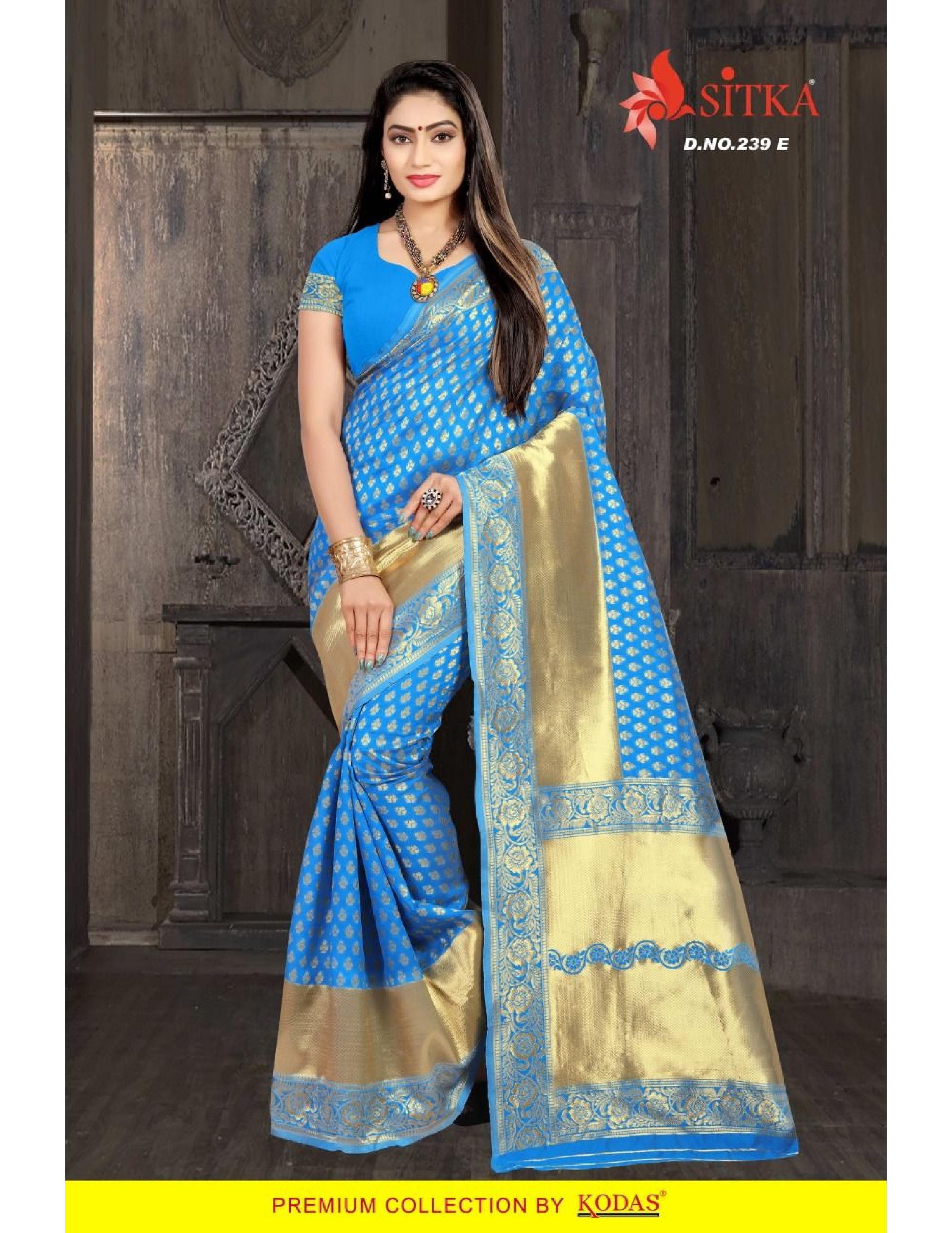 Six Colors Silk Saree