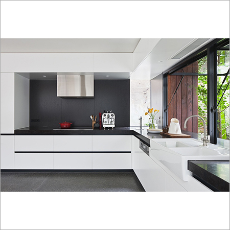 हैंडललेस मॉड्यूलर किचन