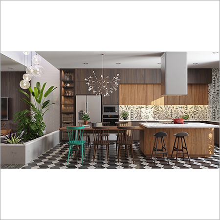 लैमिनेट मॉड्यूलर किचन