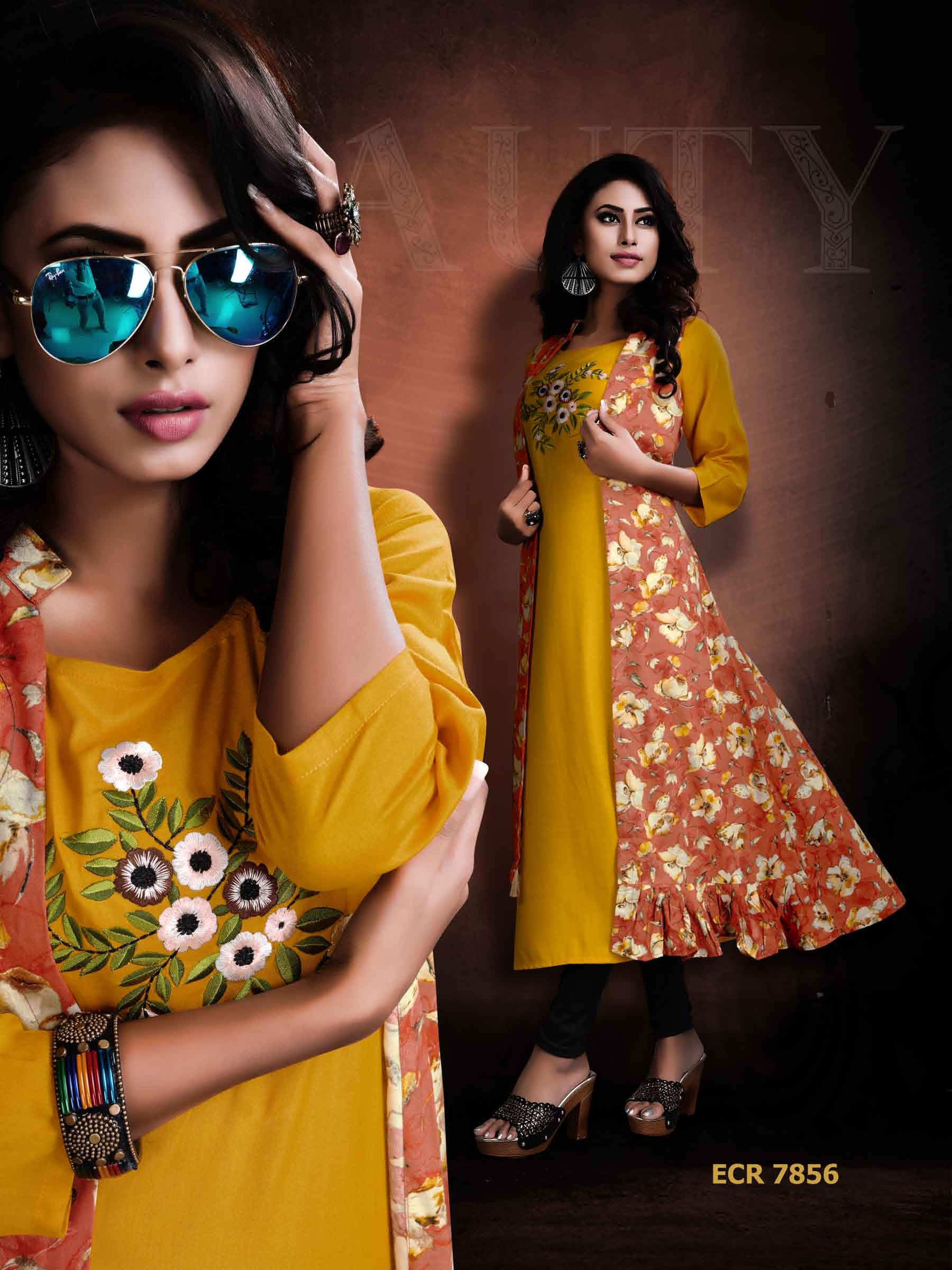 Four Colors Jacket Kurti