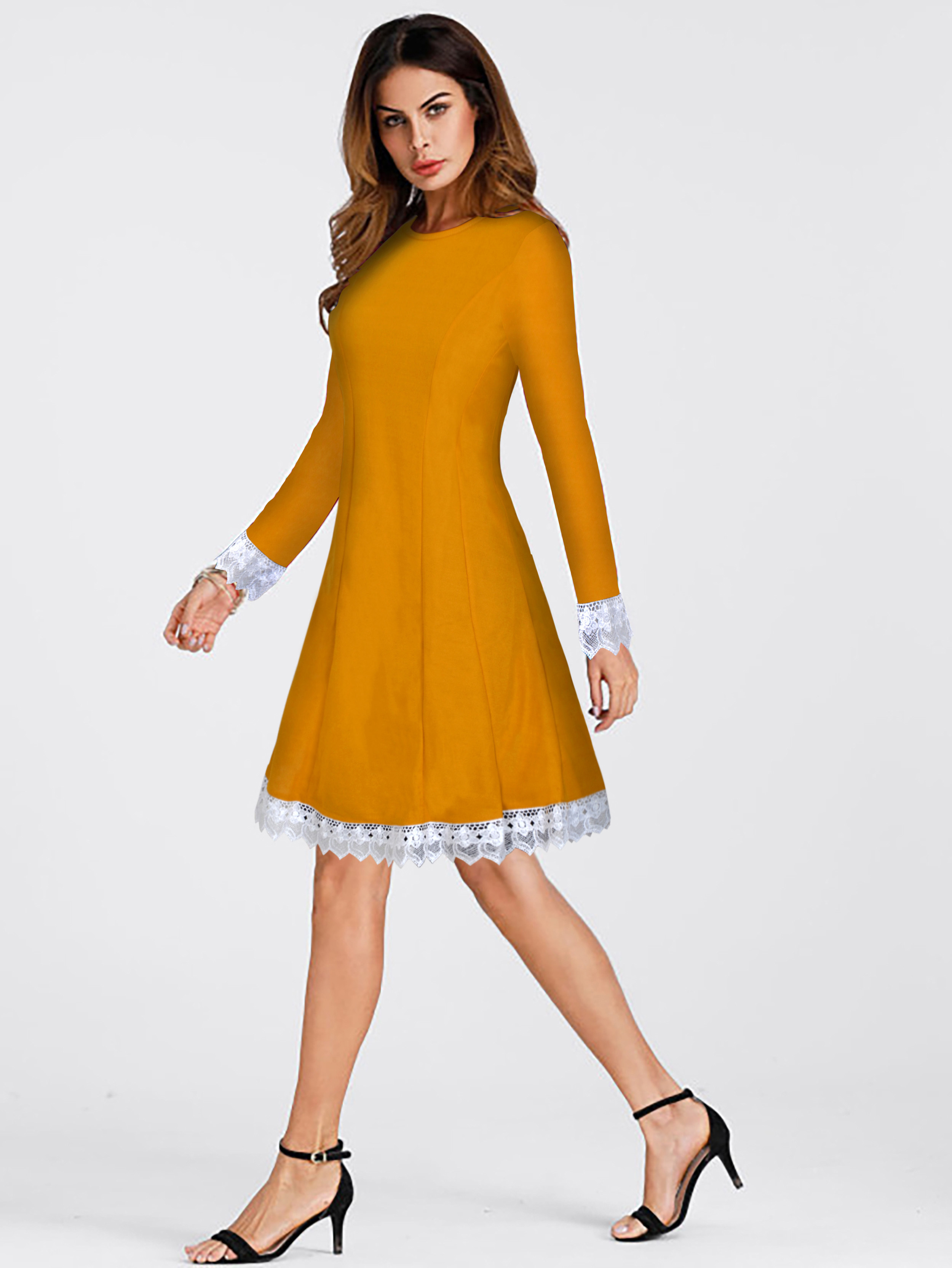 Western Outfits - Other Material, Length: 32 Inch, Sizes: [S, M, L, Xl, Xxl], Color: Yellow, Full Sleeves | No Fade, Washable, All Season Comfort