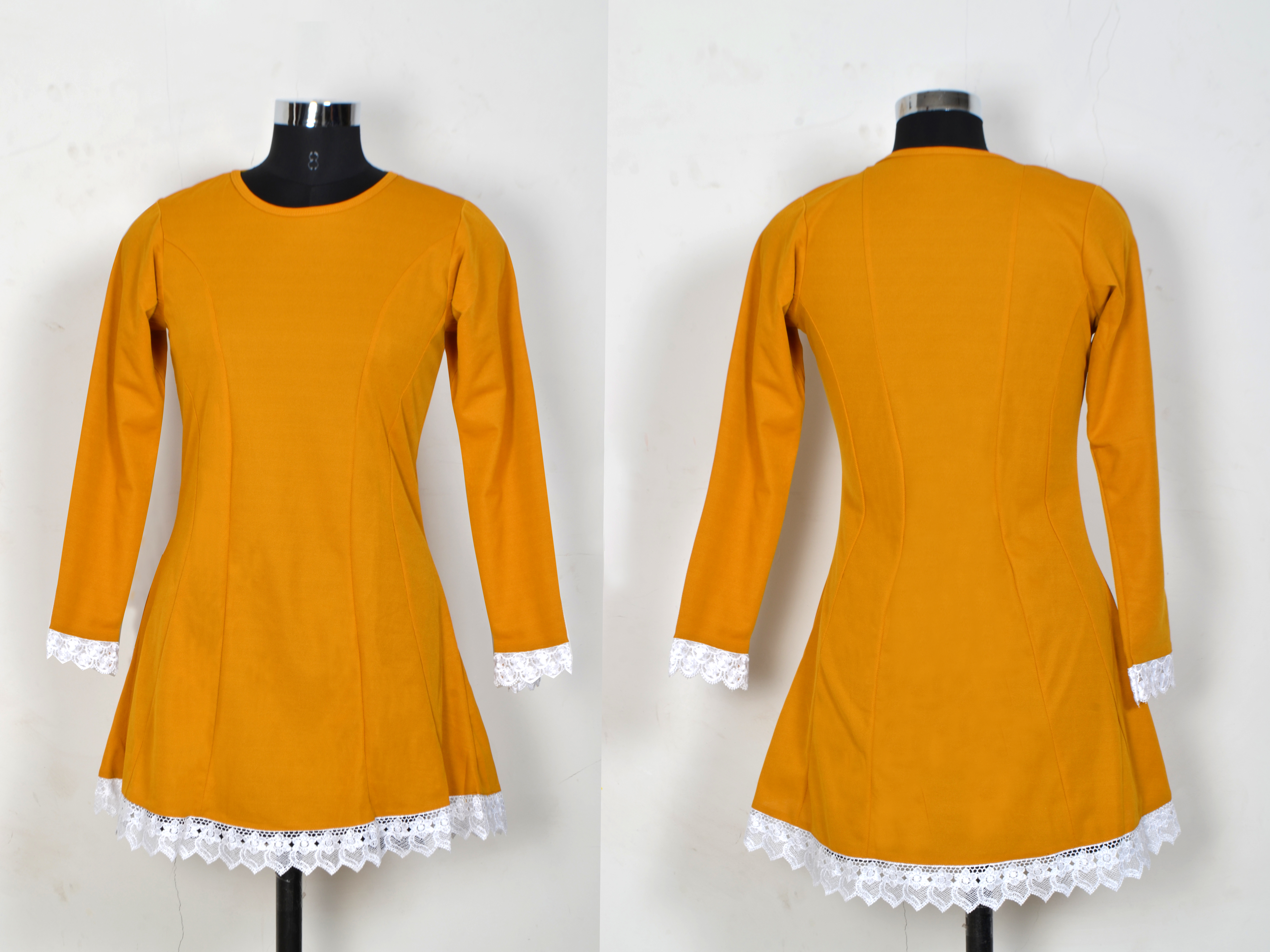 Western Outfits - Other Material, Length: 32 Inch, Sizes: [S, M, L, Xl, Xxl], Color: Yellow, Full Sleeves | No Fade, Washable, All Season Comfort