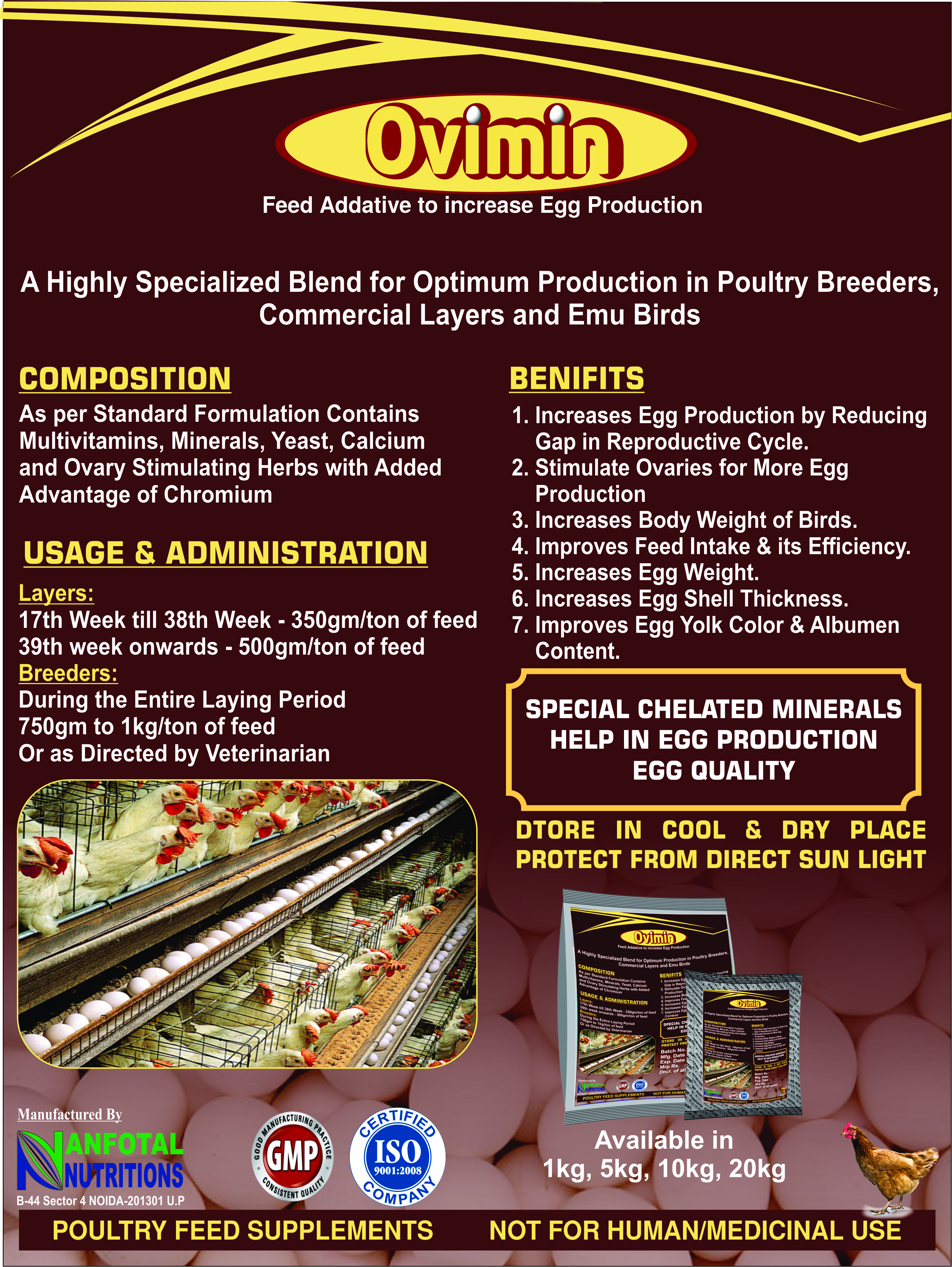 Poultry Egg Enhancer Supplement