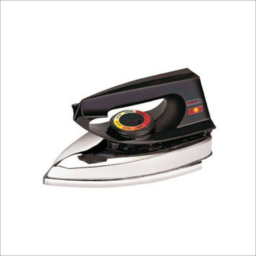 Electric Iron Press - Aluminium & Stainless Steel, 220-240 Volt | Over Heating Protection, Temperature Control Buttons, Smooth Glide Surface