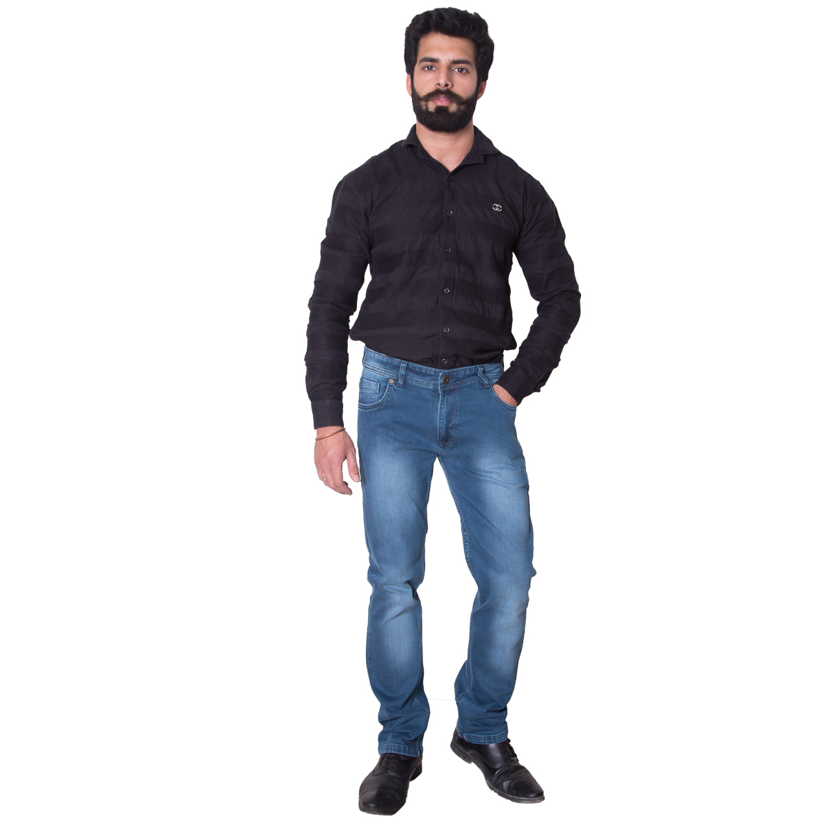 Multi Shades Branded Trifoi Jeans With Brand Authorization Certificate