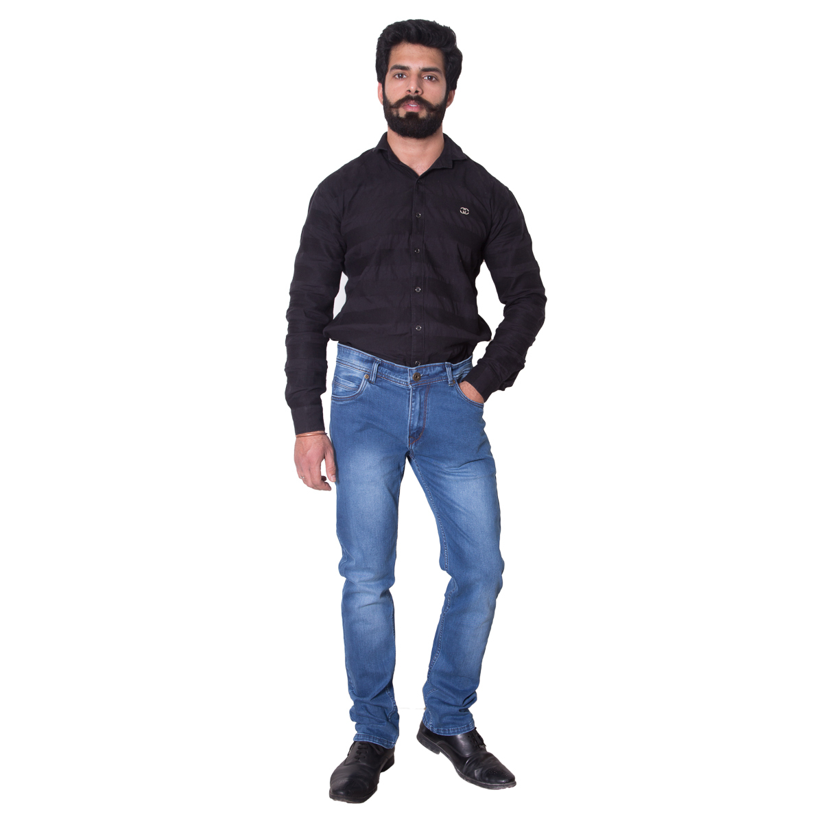 Multi Shades Branded Trifoi Jeans With Brand Authorization Certificate