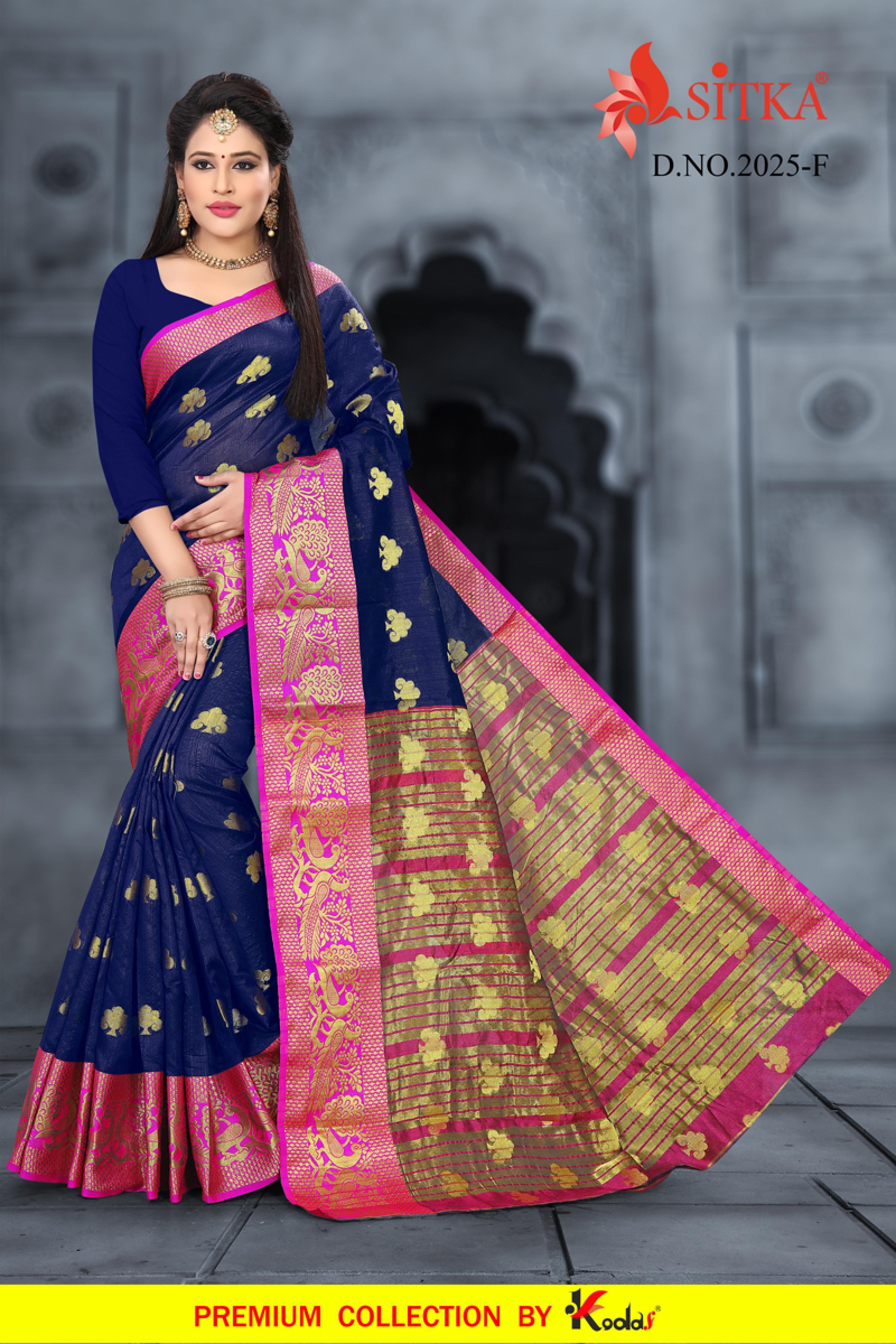 Six Colors Silk Saree