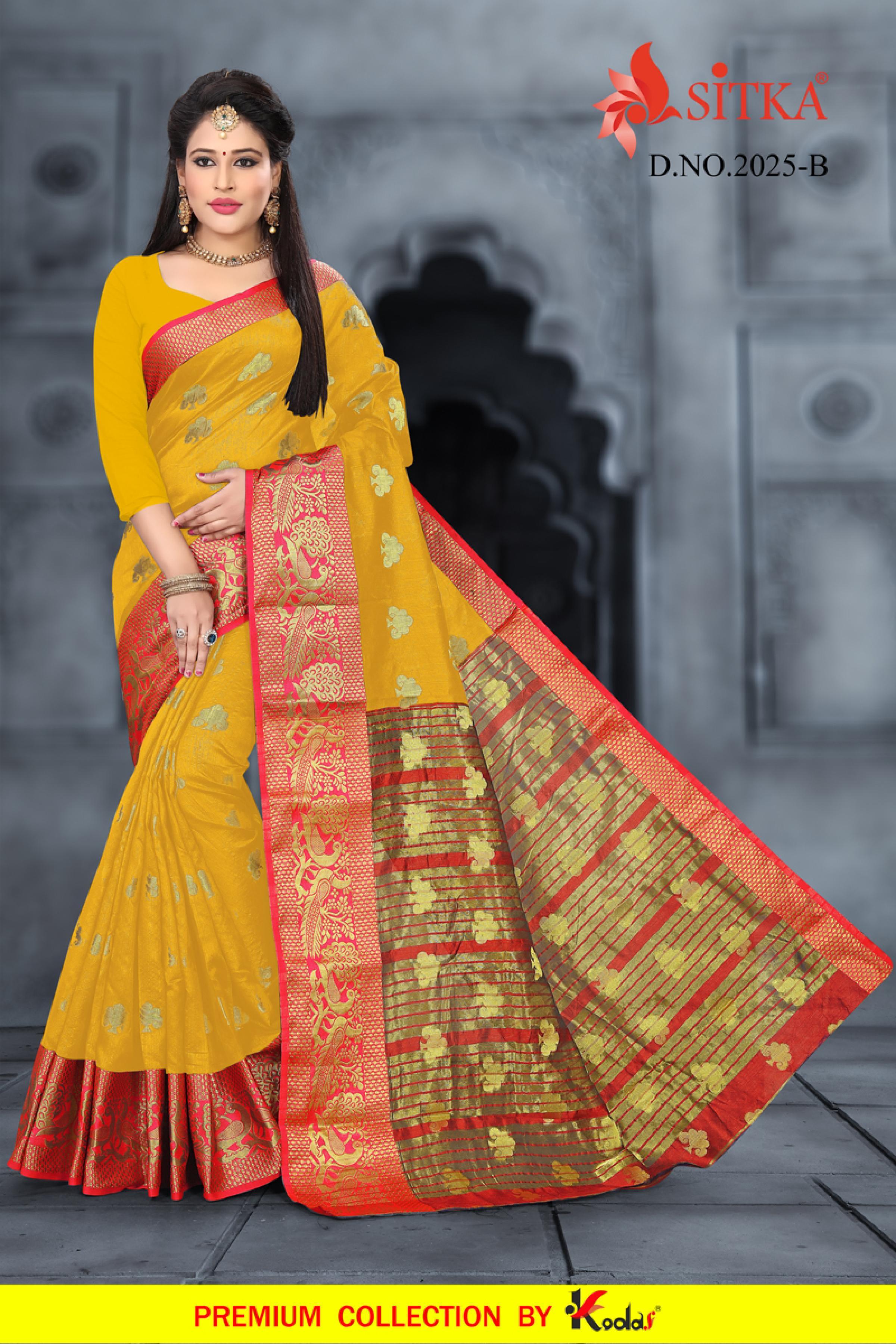 Six Colors Silk Saree
