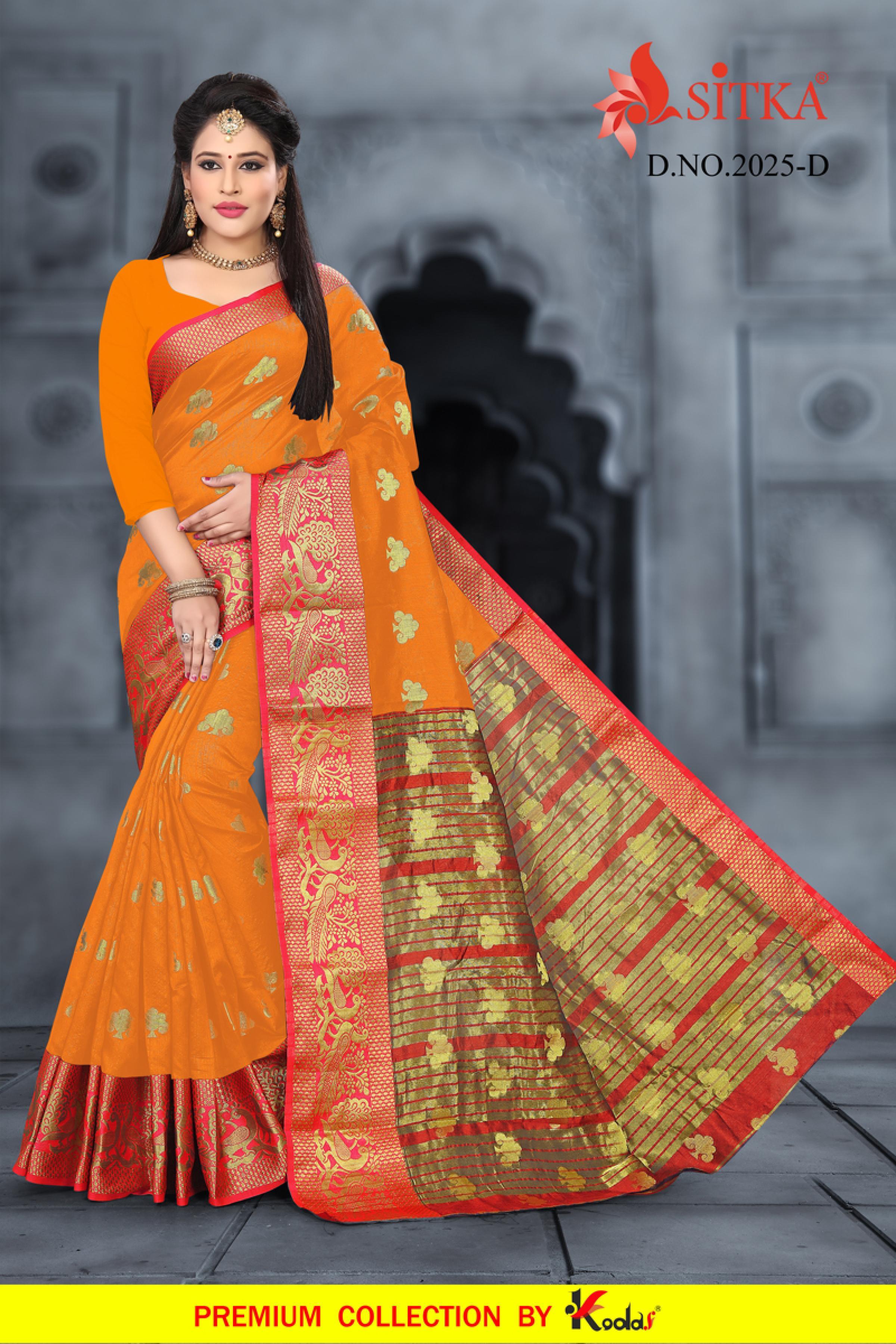 Six Colors Silk Saree