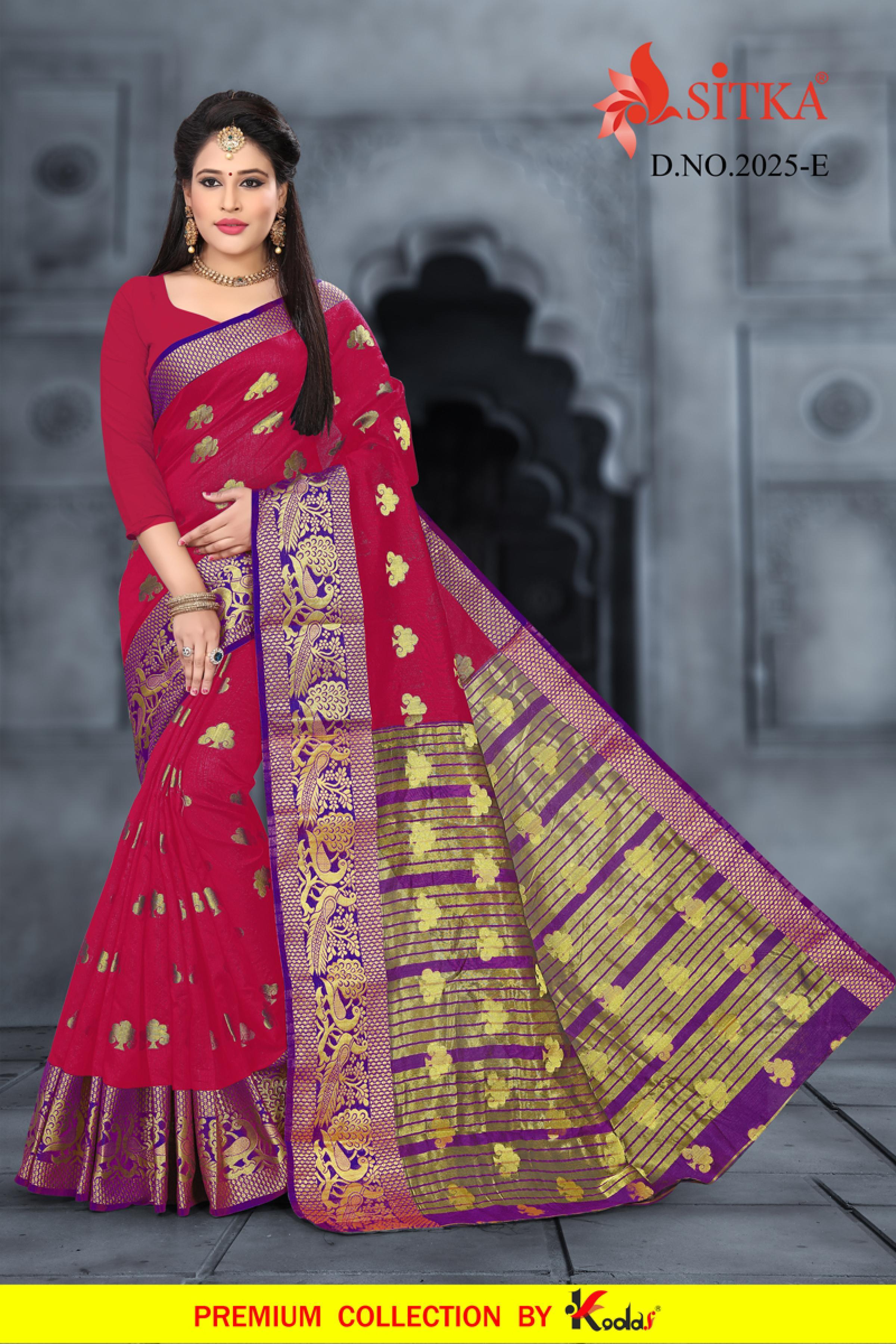 Six Colors Silk Saree