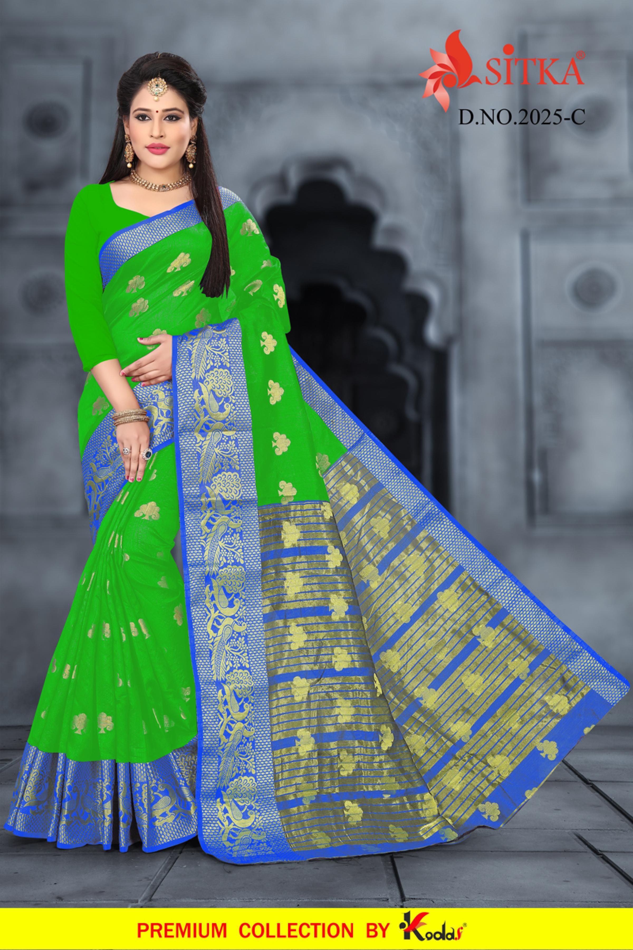 Six Colors Silk Saree