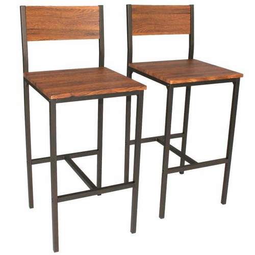 Natural Wooden Bar Chair