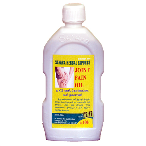Joint Pain Relief Oil - Natural Herbal Formula | Anti-Inflammatory, Analgesic for Joint and Muscle Pain Management, Quick Healing