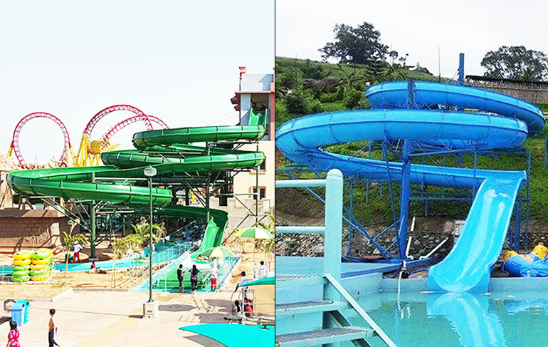 Pvc Open Float Water Slide