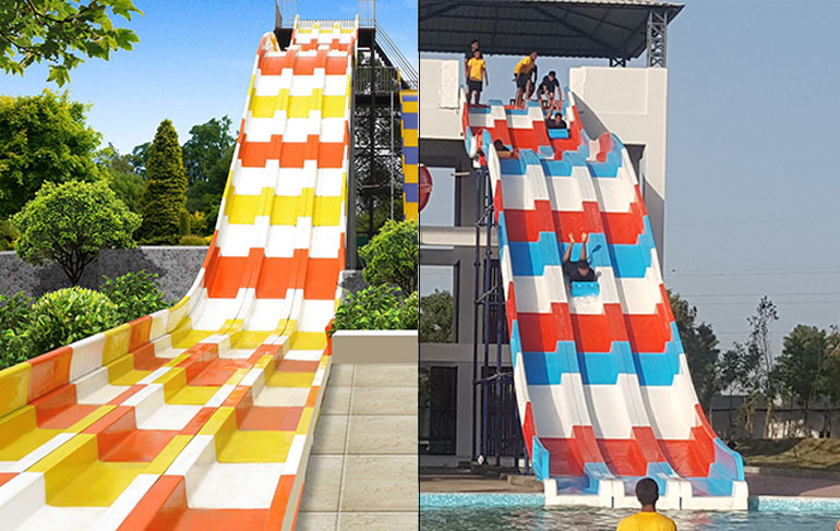 Multi Lane Racer Slides - Material: Metal