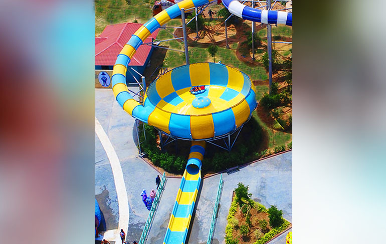 Metal Thunder Bowl Water Slide
