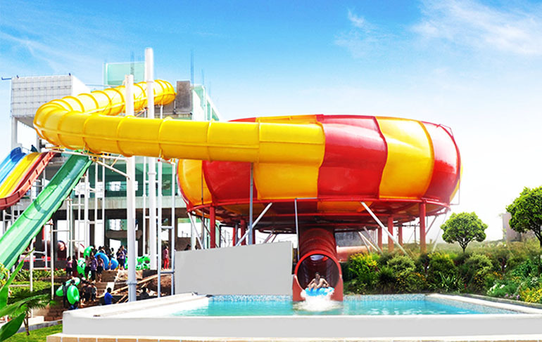 Metal Thunder Bowl Water Slide