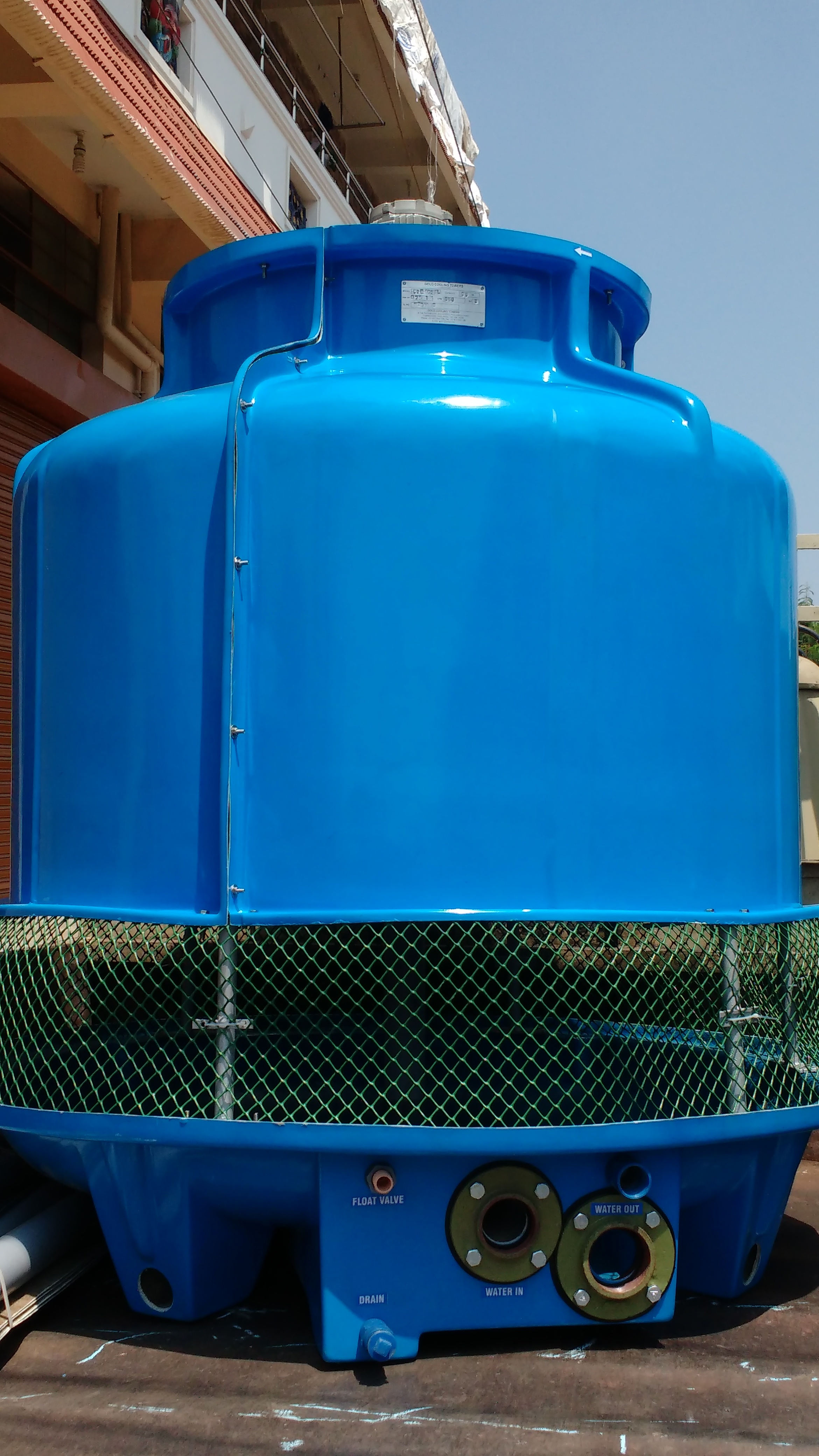 Frp Round Cooling Tower - 10 Tr - 1000 Tr Cooling Capacity, Single Phase , High Strength And Durability, Corrosion Resistant