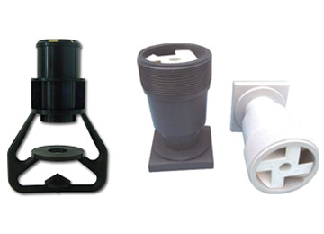 Cooling Tower Nozzle - Pvc, 1/2 To 2 1/2 Inch Size, White | Harsh Climate Resistant, Heavy Load Bearing With Fine Threading