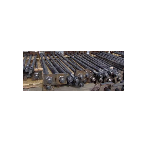 L Type Foundation Bolt - Stainless Steel, Standard Size, Silver Color | Heavy Duty for Industrial Applications, Efficient Performance in High-Vibration Situations