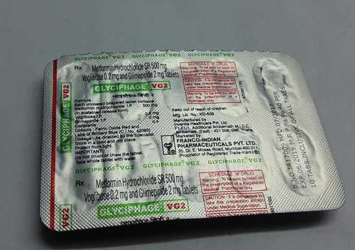 Metformin Hydrocloride Vogliebose Glimepride Tablet General Medicines