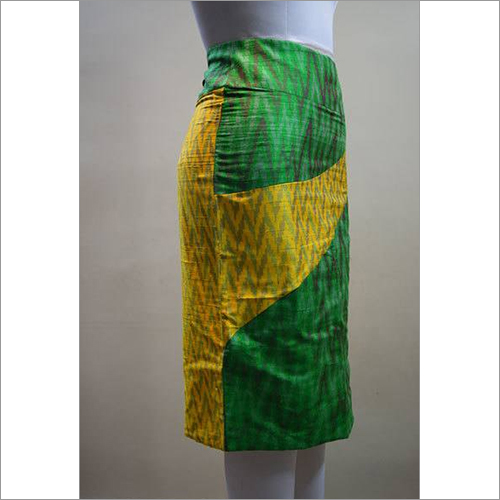 Silk Ikkat Skirt