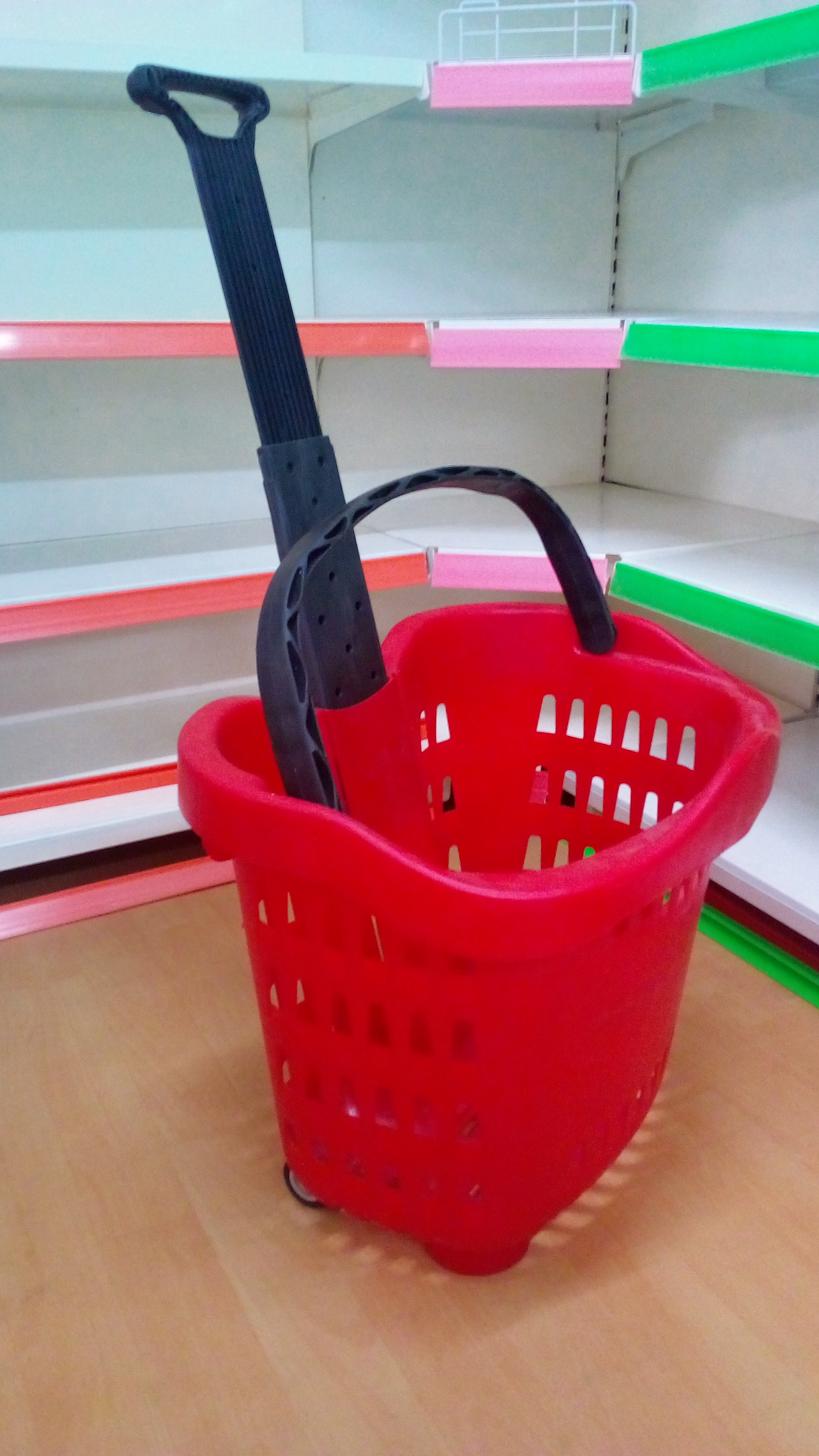 Plastic Shopping Baskets - Plastic, 304.8 Mm Depth, Ivory Color | Durable, Eco-friendly, Lightweight, Rust Proof, Water Resistant, Customizable Designs