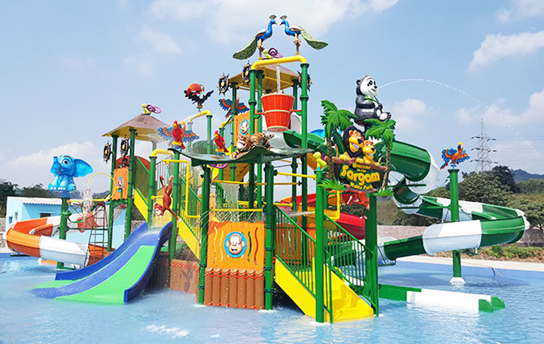 Metal 5 Platform Water Play System