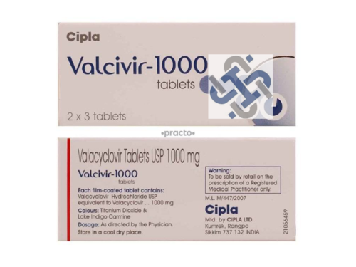 Valcivir Valacyclovir 1000Mg Tablet General Medicines