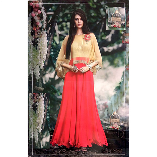 लेडीज पार्टी वियर लॉन्ग ड्रेस