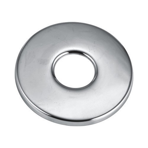 Round Flange - Stainless Steel, 50mm Outer Diameter, 25mm Inner Diameter, 3mm Thickness, Polished Finish, +/-0.1mm Tolerance, Surface Mounting