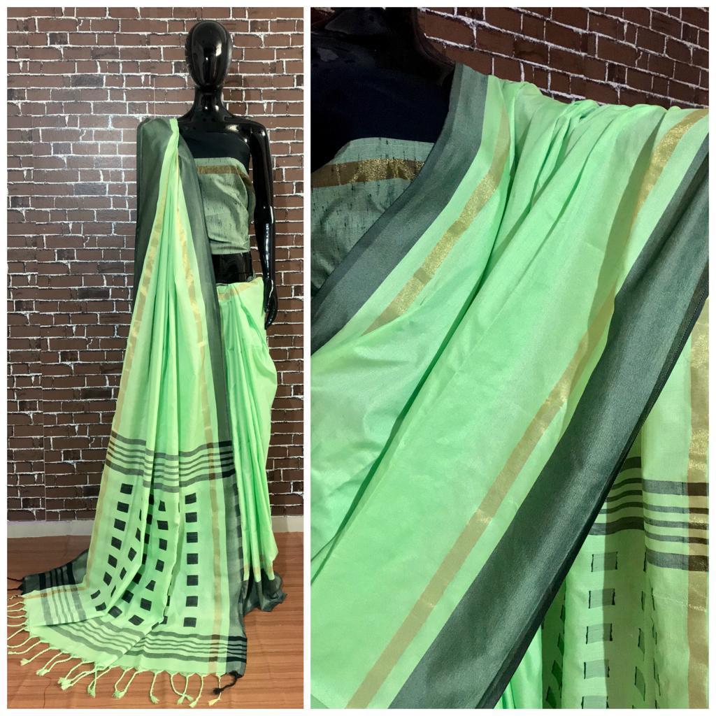 Multi Designer Khadi Silk Saree