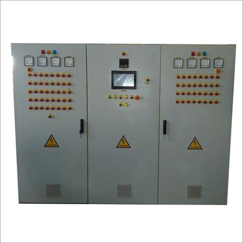 Automatic PLC Control Panel - Metal, Customizable Dimensions | Fully Enclosed, Double Door Design, Decentralized Power Distribution, Easy Installation and Maintenance