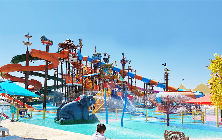 Metal 27 Platform Water Play Structure