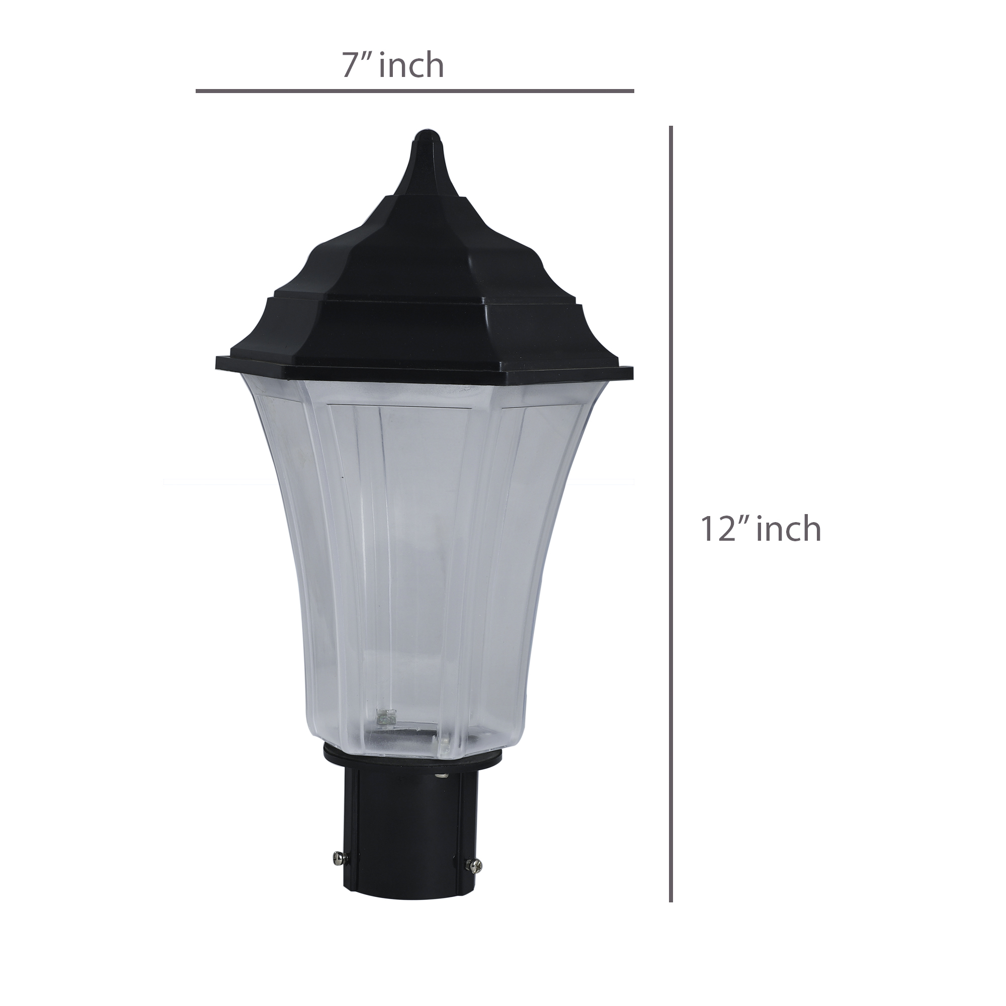 Black And White Gate Light Triangular