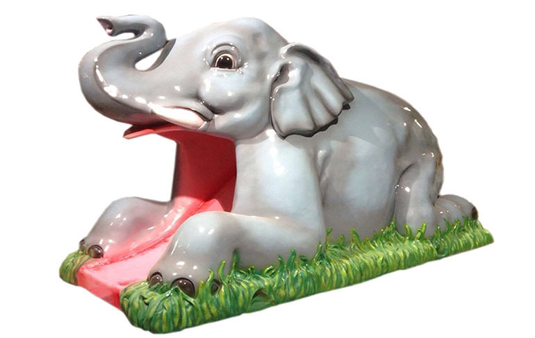 Outdoor Elephant Slide