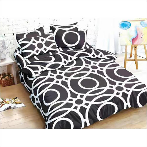 Black And White 3d Bed Sheet