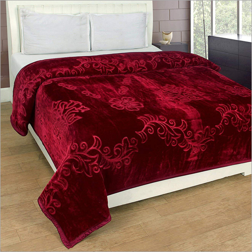 Red Mink Designer Blanket