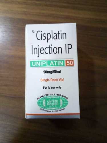 Cisplatin Injection - 50 MG Dosage | Anti-Cancer Treatment for Adults, Children, Teenagers, and Women, Storage in Dark Place