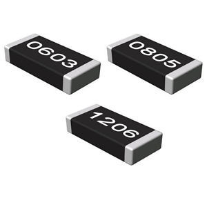 सिल्वर एंड ब्लैक एसएमडी रेसिस्टर