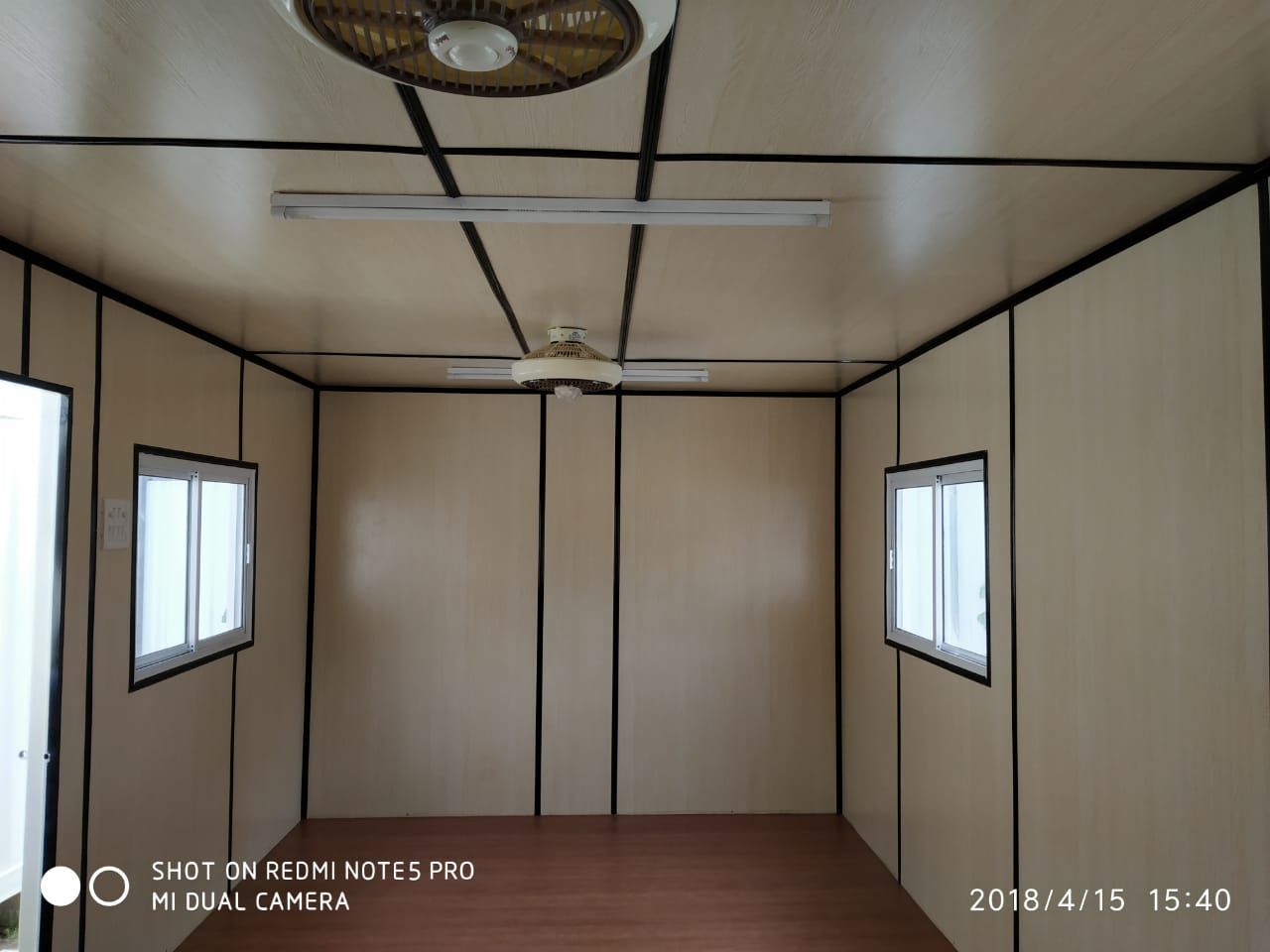 Bunkhouse Cabins Units - Steel Frame, Portable, White, Swing Door, Container Walls | Robust Design, Long Functional Life, Ideal For Office Use