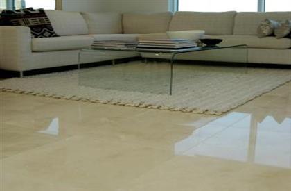 Crema Marfill Marble - 6x10 Feet Slabs, Cream Color, Polished Surface Finish, 18mm Thickness, High Resistance To Stains And Acids