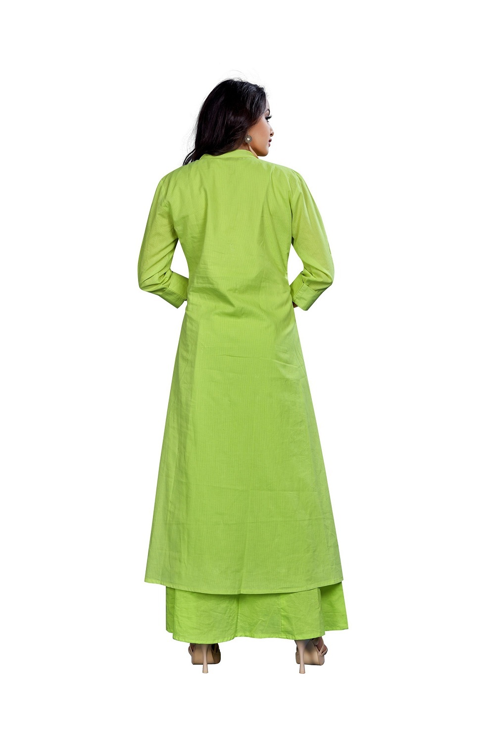 Modern Kurti - Soft Rayon Fabric, Single Color With Printed Design | 3-4th Sleeve Style For Casual And Party Wear