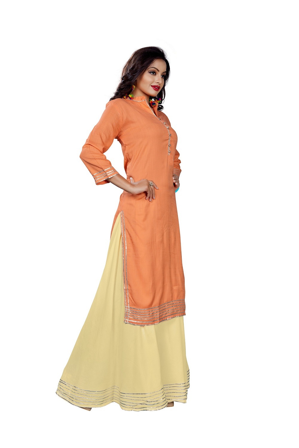 Single Color Designer Kurti