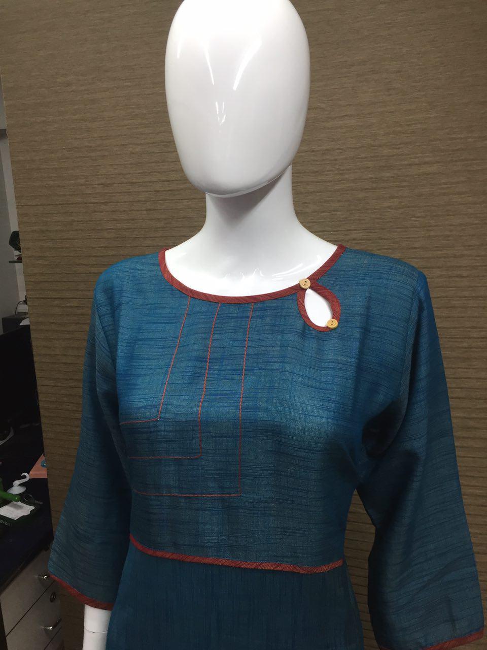 Handwork Rayon Kurti - Size Set L, Xl, Xxl | Elegant Handcrafted Design
