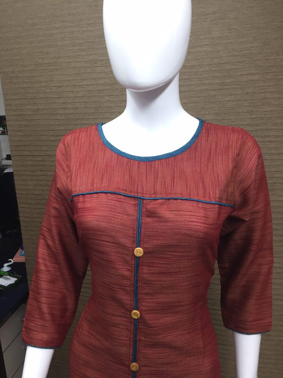 Handwork Rayon Kurtis - Material: Rayon, Size: L, Xl, Xxl | Dress Type: Formal, Pattern: Plain, Versatile For Any Occasion