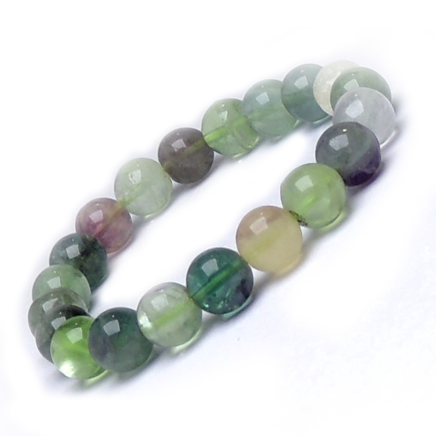 Natural Stone Fluorite & Moonstone Bracelet For Brain Confidance Gender: Women